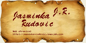 Jasminka Rudović vizit kartica